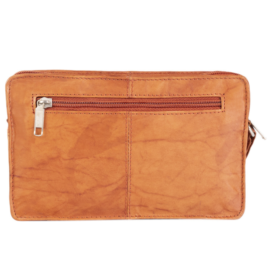 Herren Handgelenktasche mit Handschlaufe – Echtleder – Bild 7