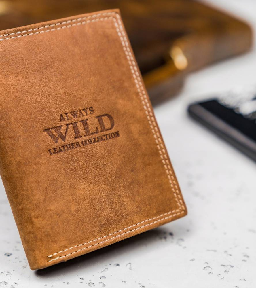 Herren Geldbörse aus Leder mit Außenfach für schnelles Bezahlen – Always Wild – Bild 13