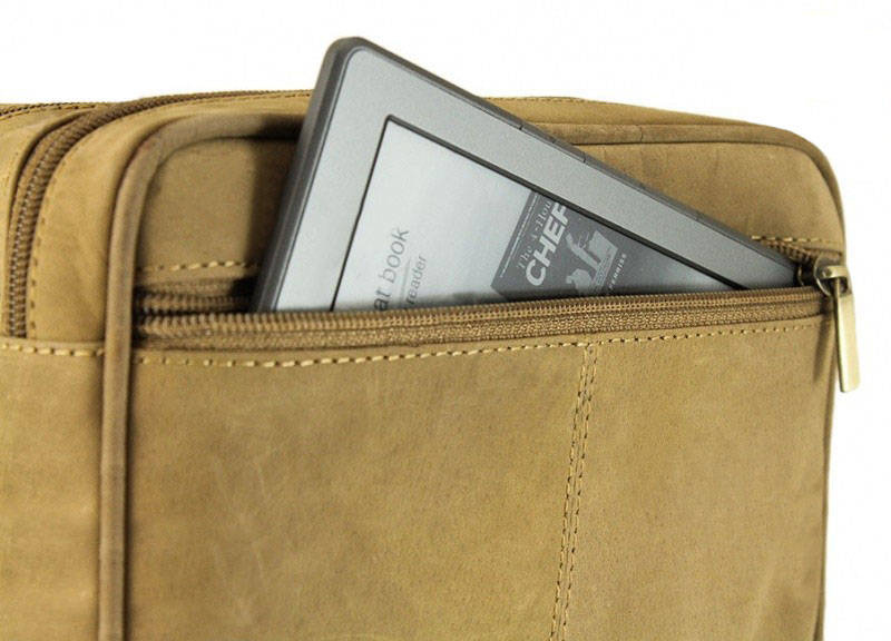 Herren Handgelenktasche aus Nubukleder mit Schlaufe – Always Wild – Bild 2