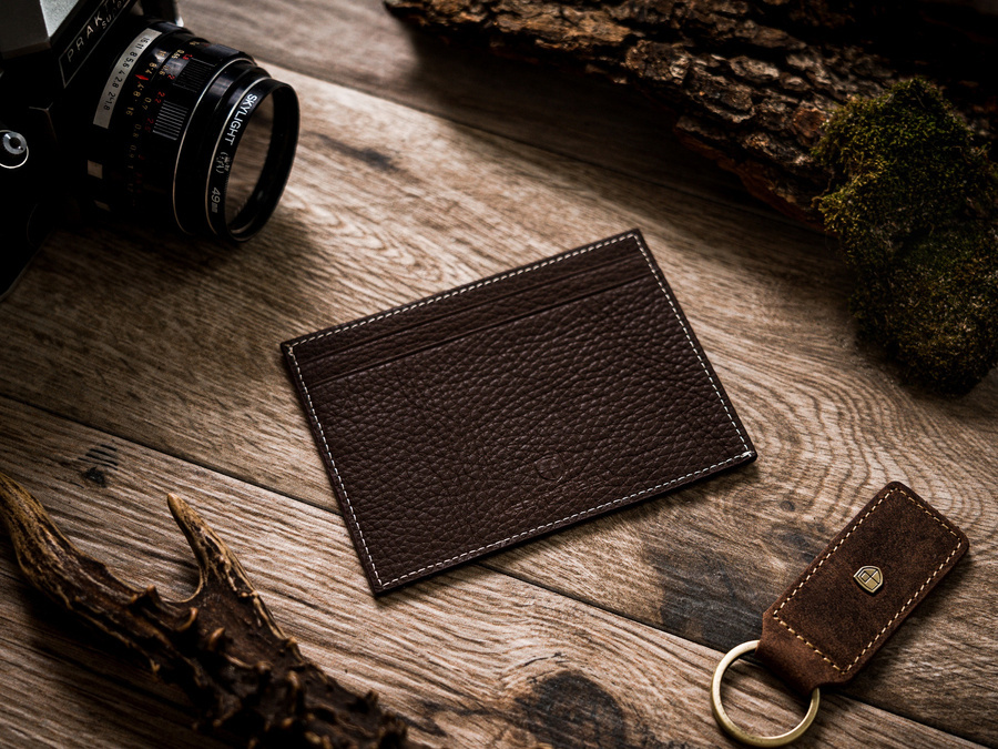 Dokumenten- und Geldschein-Etui aus Leder – Peterson – Bild 2