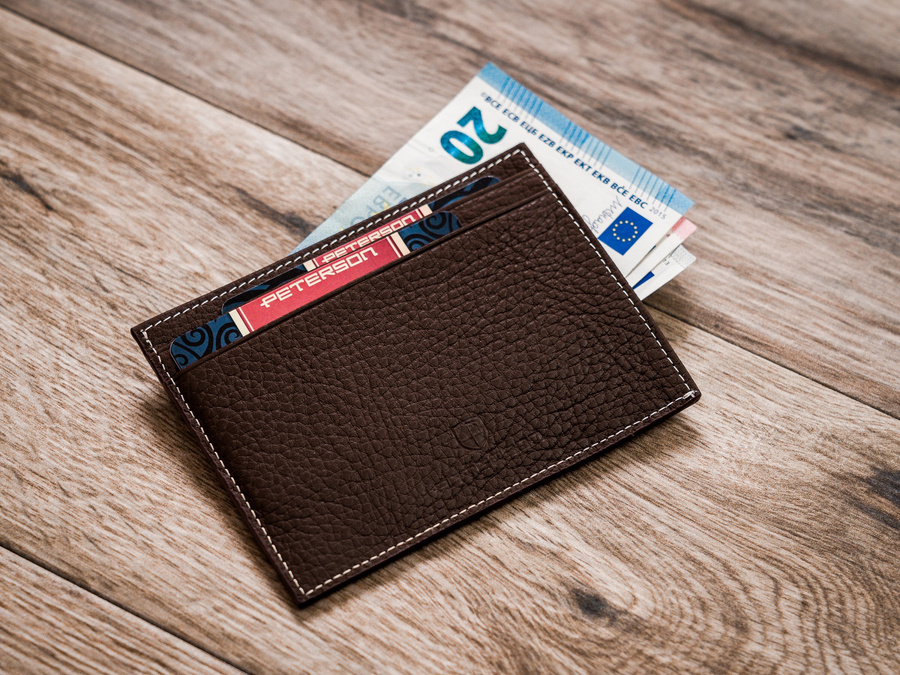 Dokumenten- und Geldschein-Etui aus Leder – Peterson – Bild 4
