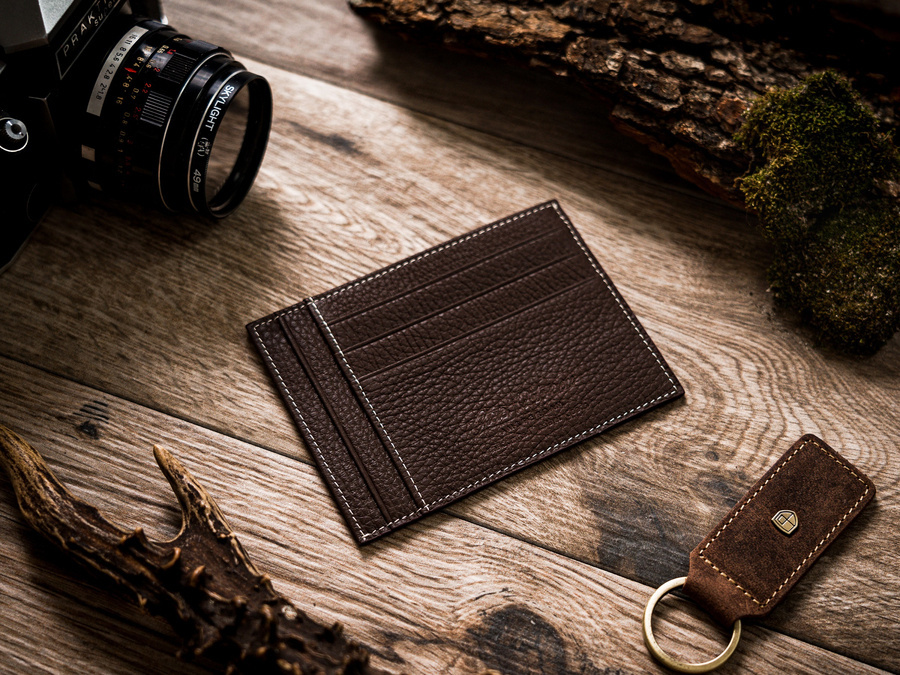 Dokumenten- und Geldschein-Etui aus Leder – Peterson – Bild 7