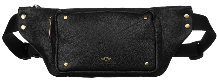 Leder Bauchtasche mit praktischem Fach – Peterson – Bild 2
