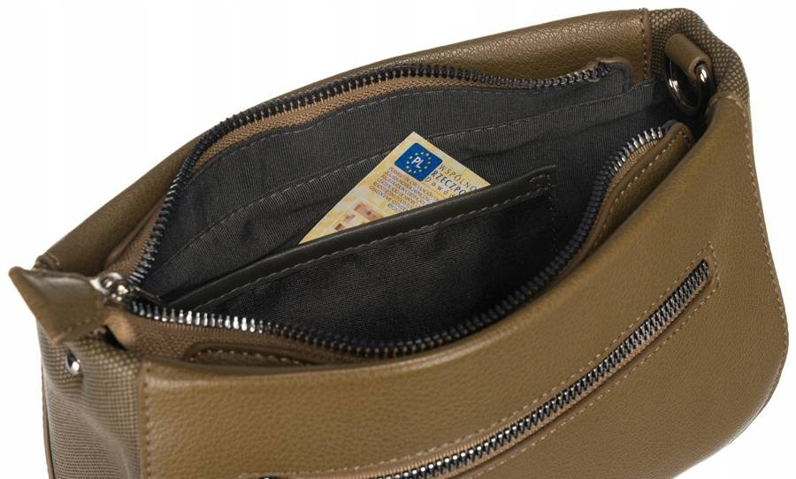 Kleine Damen Umhängetasche aus Öko-Leder – David Jones – Bild 5