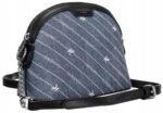 Damen Umhängetasche aus Öko-Leder in Jeansoptik – David Jones