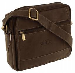 Herren Umhängetasche aus Leder – Always Wild