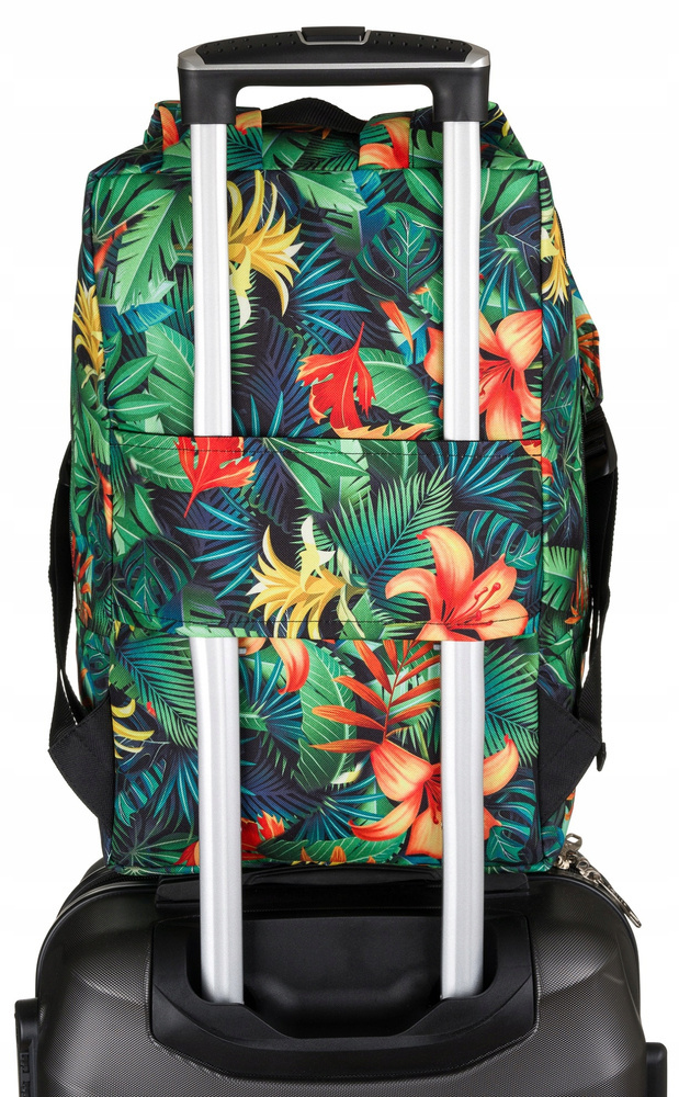 Reise Rucksack-Tasche mit Trolley-Halterung – Peterson – Bild 4