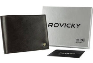 Klassische Herren Geldbörse aus Echtleder – Rovicky
