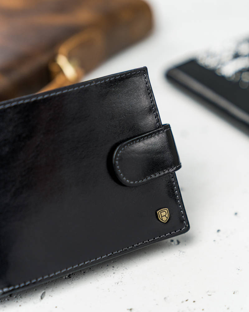 Elegante Herren Geldbörse mit Anti-Skimming-Membran – Rovicky – Bild 4
