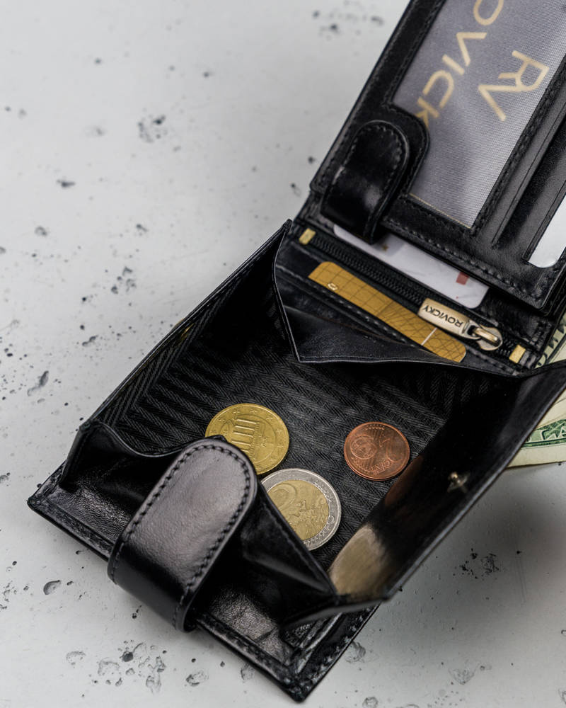 Elegante Herren Geldbörse mit Anti-Skimming-Membran – Rovicky – Bild 9