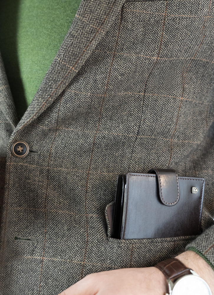 Elegante Herren Geldbörse mit Anti-Skimming-Membran – Rovicky – Bild 5