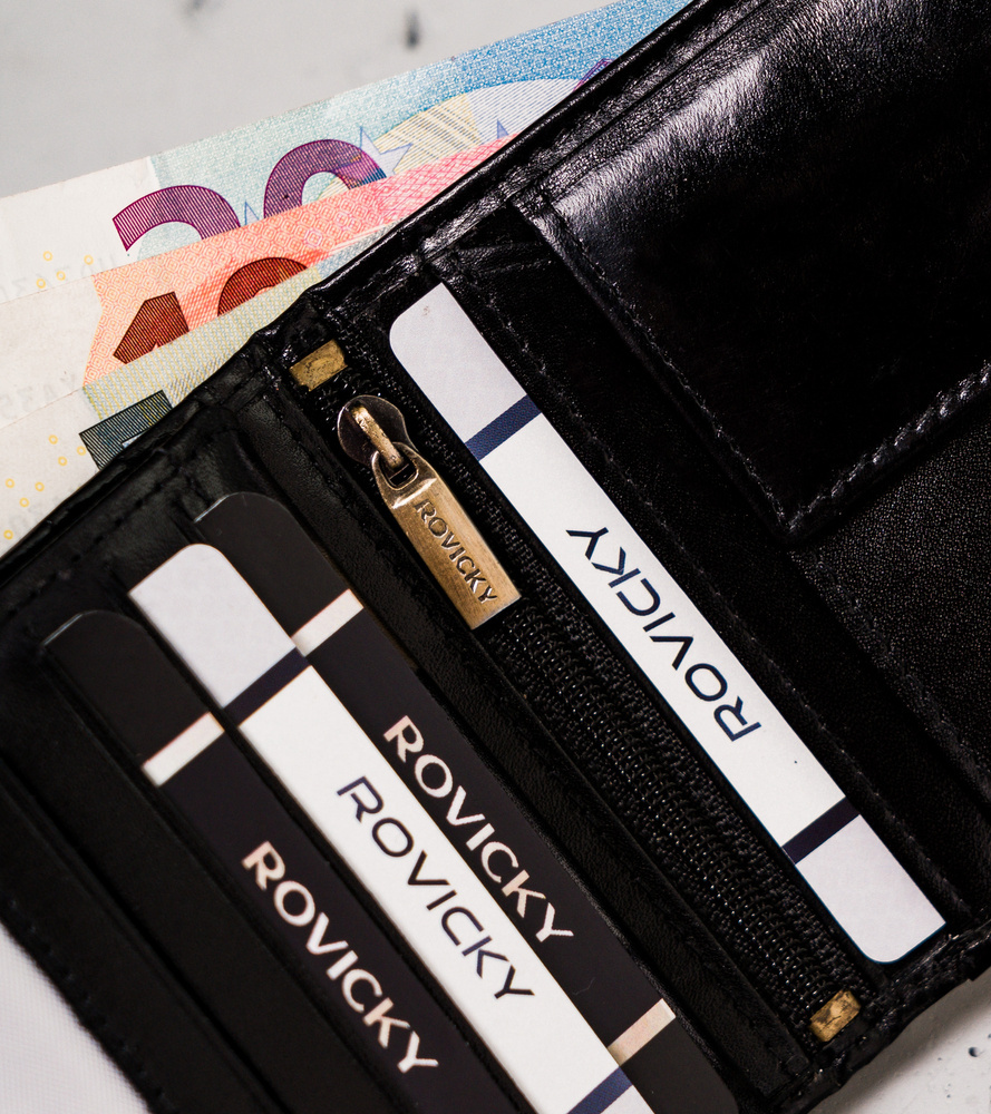 Herren Geldbörse mit Kartenfächern und RFID Protect – Rovicky – Bild 7