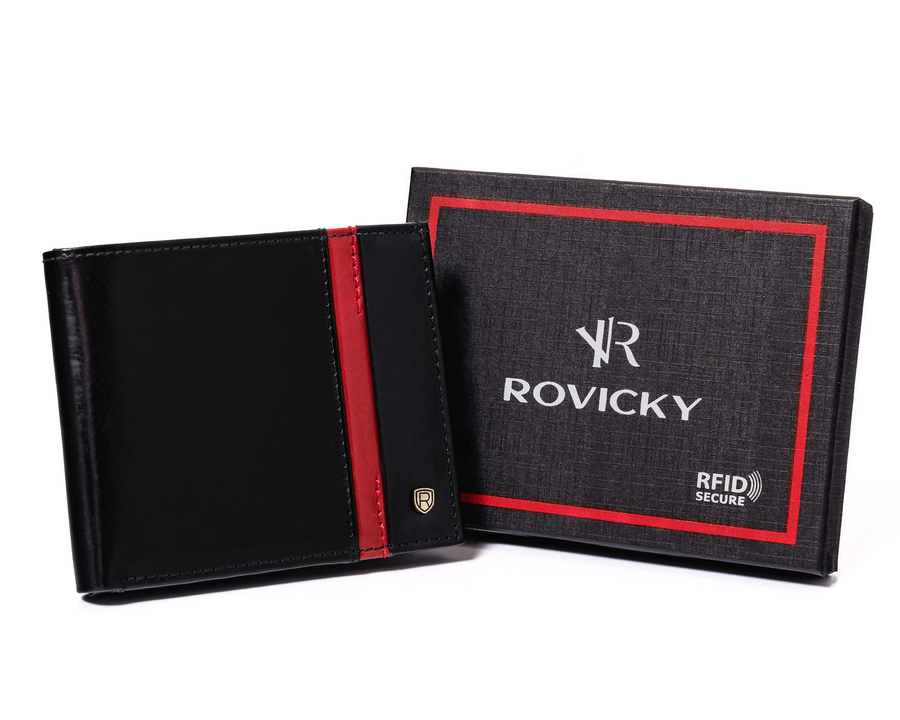 Herren Geldbörse mit Kartenfächern und RFID Protect – Rovicky