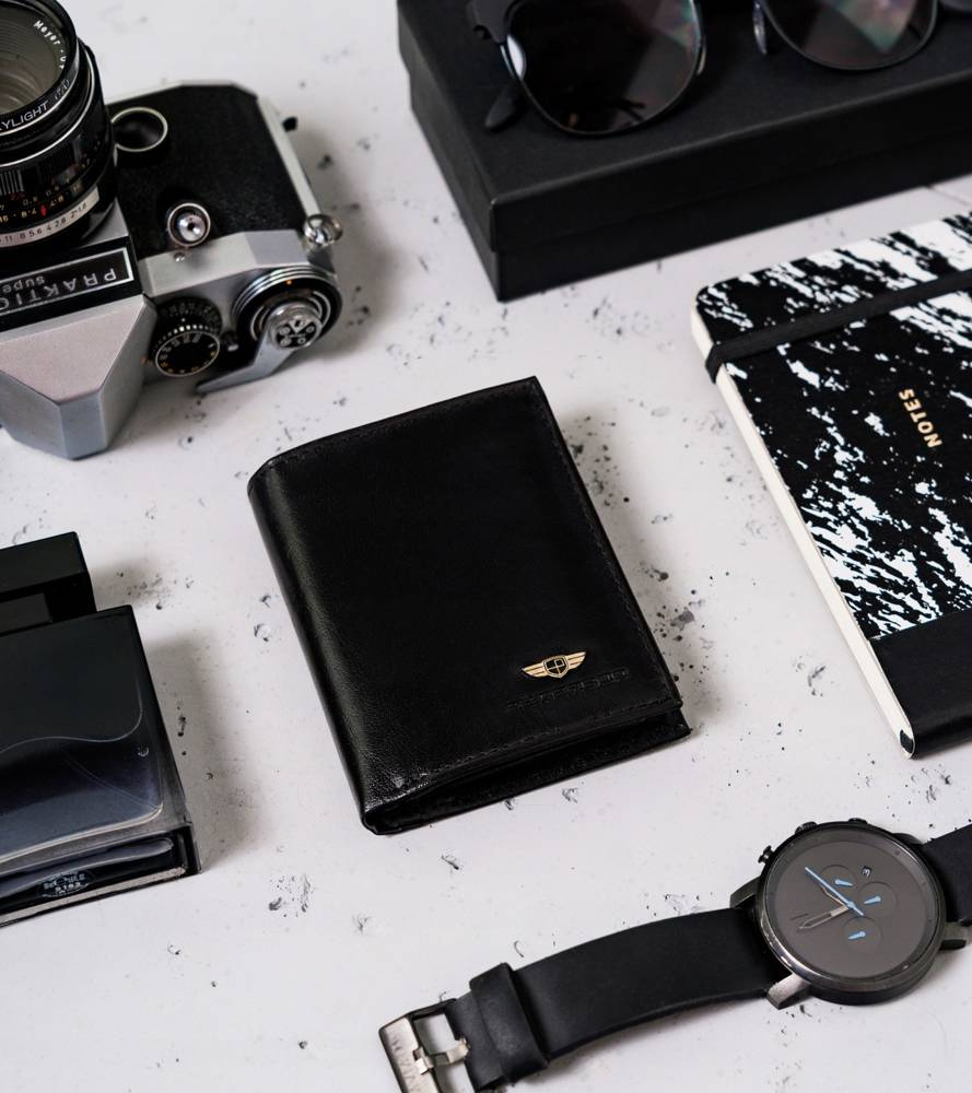 Kleine Herren Geldbörse aus Leder mit RFID-Schutz – Peterson – Bild 8