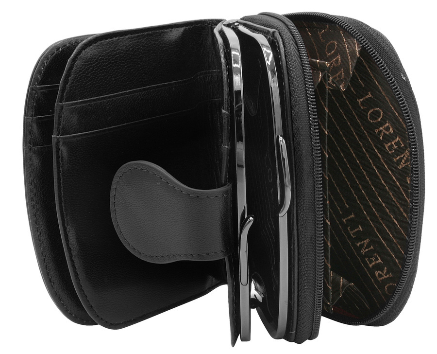 Kompakte Damen Geldbörse für die Handtasche – Lorenti – Bild 3