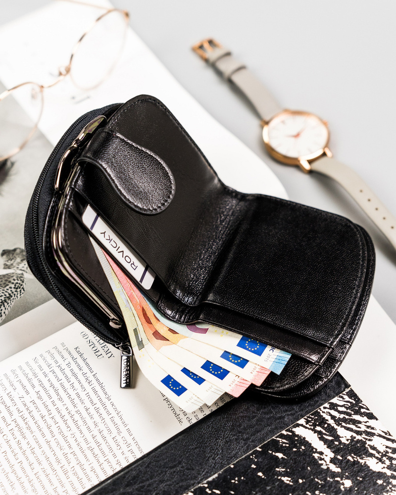 Kompakte Damen Geldbörse für die Handtasche – Lorenti – Bild 9
