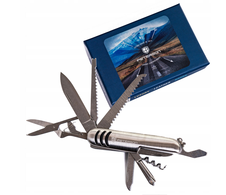Multifunktions-Taschenmesser aus Edelstahl – Peterson – Bild 5