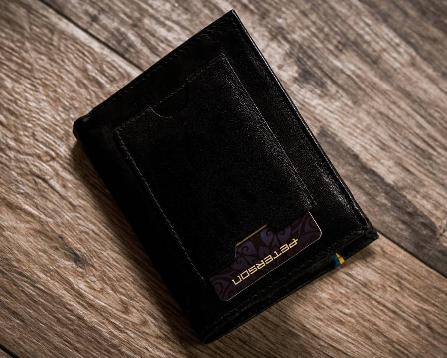 Herren Geldbörse aus Leder hochformat mit RFID-Schutz – Peterson – Bild 4