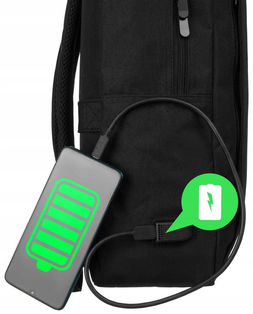 Sportlicher Rucksack mit Ladeanschluss – Peterson