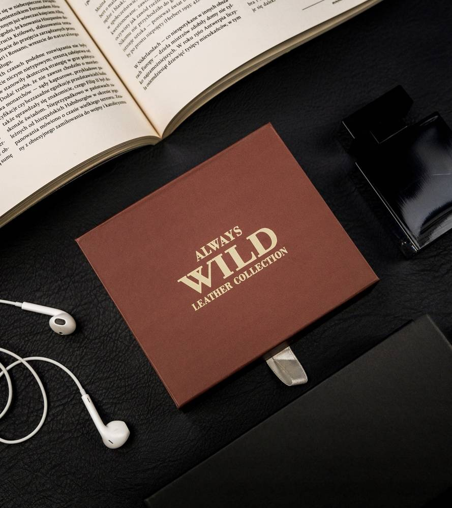 Große Herren Geldbörse aus Leder mit Reißverschluss – Always Wild – Bild 9