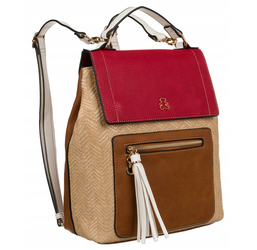 Eleganter Damen Rucksack aus Öko-Leder – LuluCastagnette