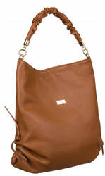 Damen Shopper Tasche aus Echtleder im Beutelstil – Peterson
