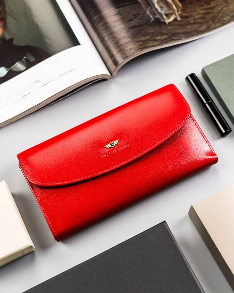 Elegante, große Damen Geldbörse aus echtem Leder – Peterson – Bild 9