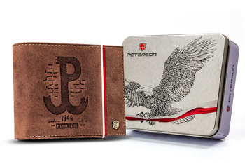 Herren Geldbörse aus Leder mit patriotischem Design – Peterson – Bild 11