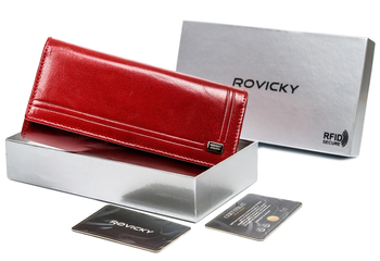 Damen Geldbörse für Karten mit RFID Protect – Rovicky – Bild 10