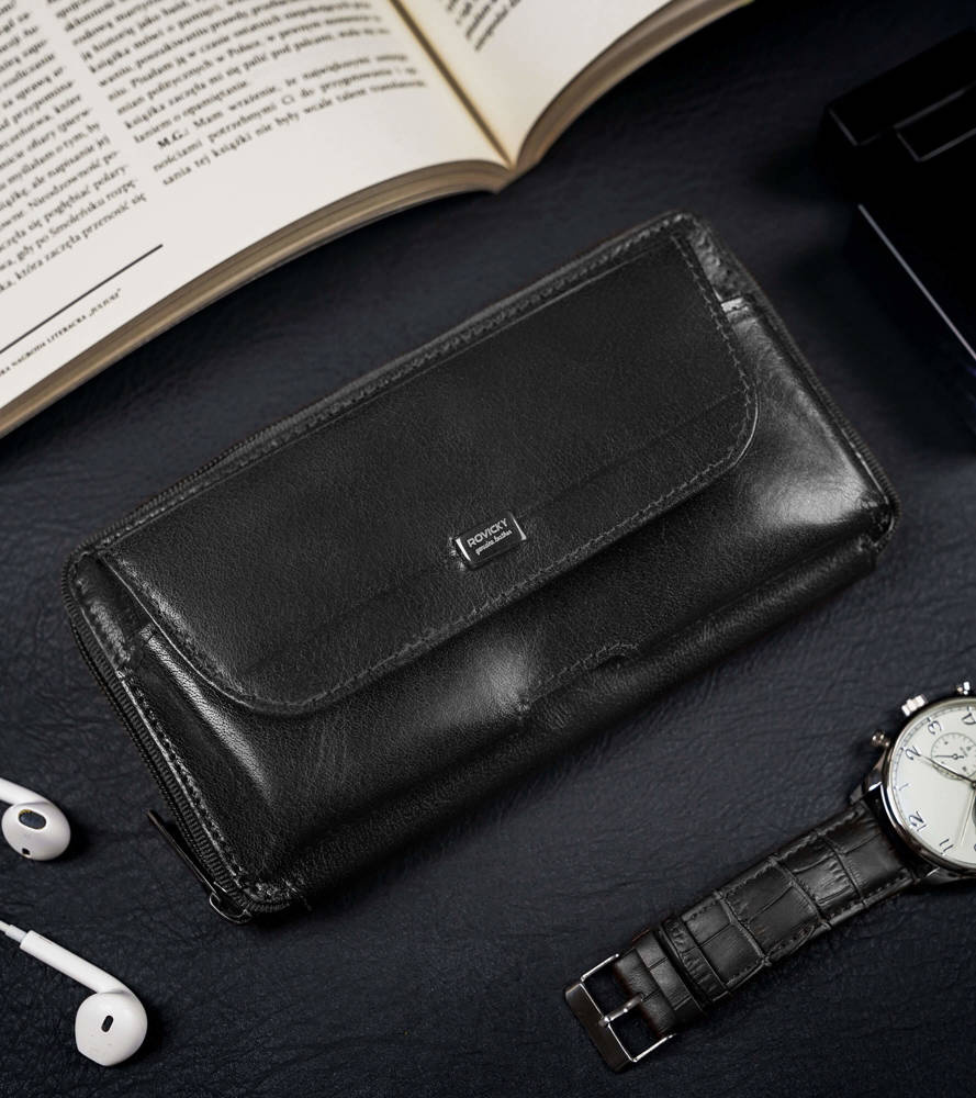Leder Gürteltasche mit Kartenfächern – Rovicky – Bild 2
