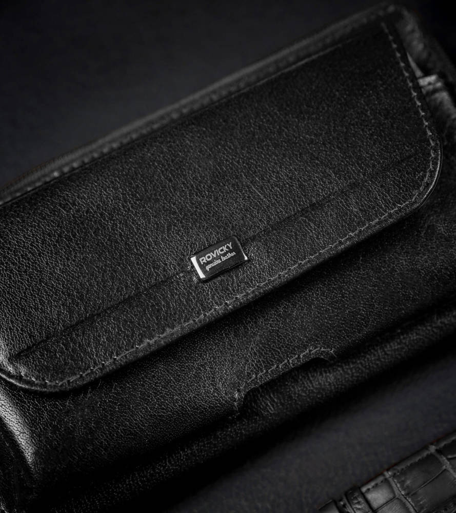 Leder Gürteltasche mit Kartenfächern – Rovicky – Bild 3