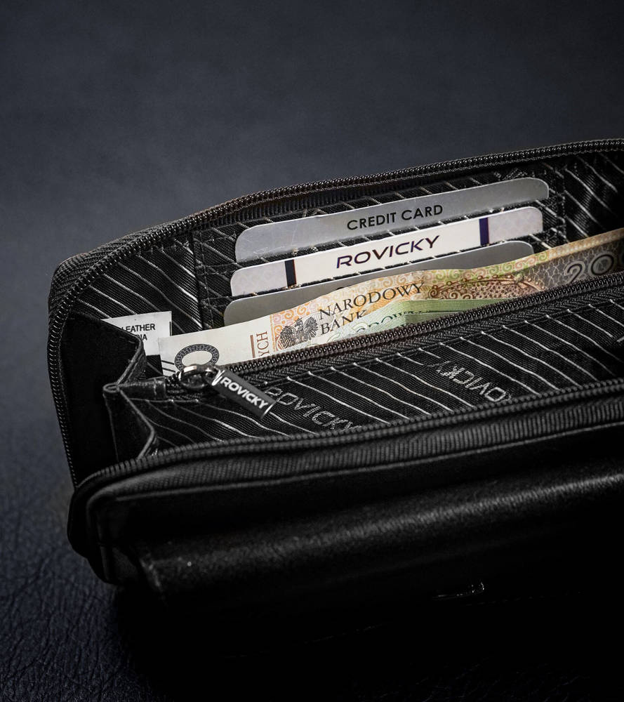 Leder Gürteltasche mit Kartenfächern – Rovicky – Bild 8