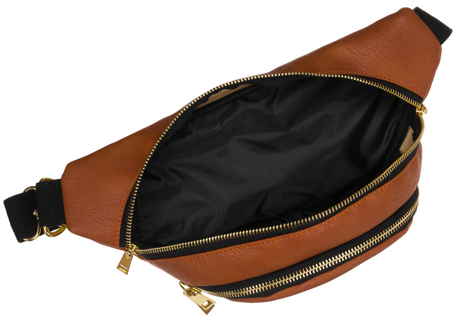 Klassische Damen Bauchtasche aus Öko-Leder – Peterson – Bild 5