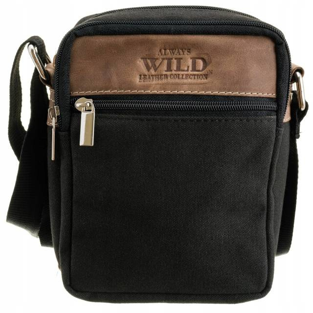 Herren Umhängetasche aus Leder – Always Wild – Bild 4