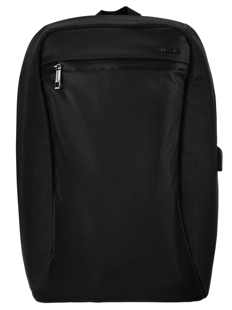 Moderner Laptop Rucksack mit USB-Anschluss – David Jones – Bild 2
