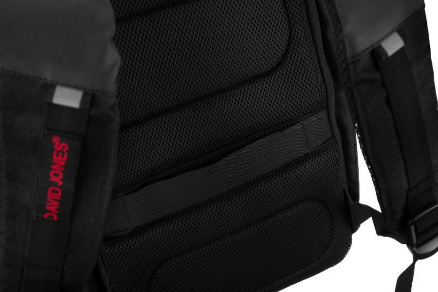 Moderner Laptop Rucksack mit USB-Anschluss – David Jones – Bild 14