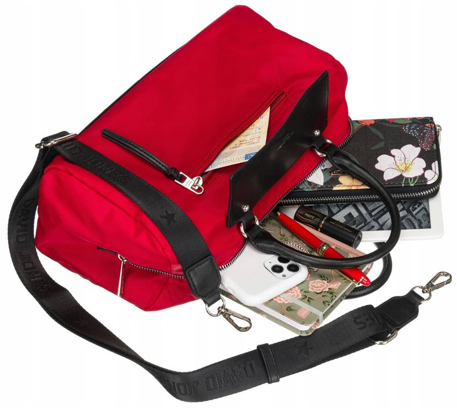 Kompakte City Bag in Baguetteform – David Jones – Bild 3