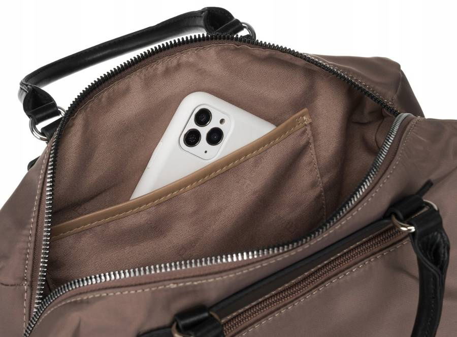 Kompakte City Bag in Baguetteform – David Jones – Bild 2