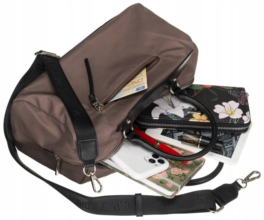 Kompakte City Bag in Baguetteform – David Jones – Bild 3