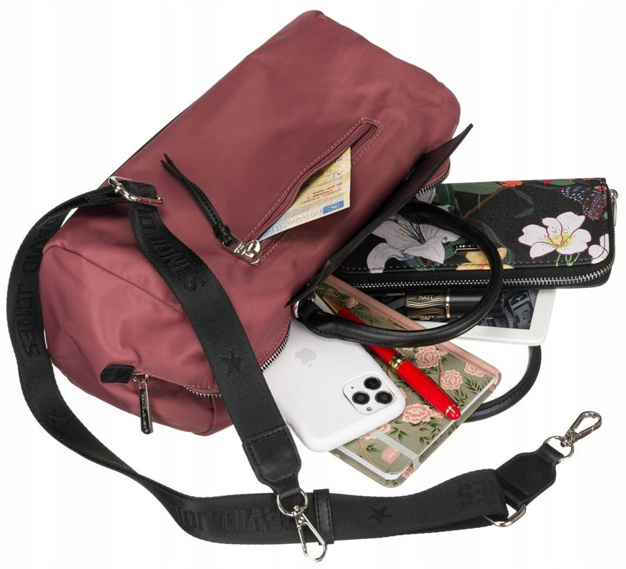 Kompakte City Bag in Baguetteform – David Jones – Bild 2