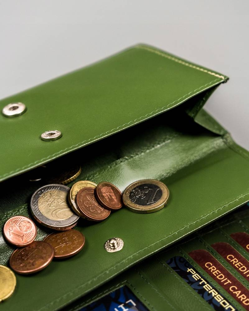 Große Damen Geldbörse aus Echtleder mit Druckknopfverschluss – Peterson – Bild 9