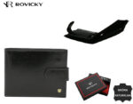 Herren Geldbörse aus Leder mit RFID-Schutz – Rovicky