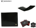 Herren Geldbörse aus Leder mit RFID-Schutz – Rovicky