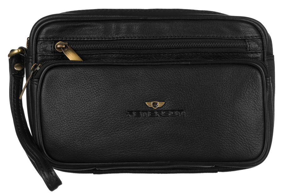 Klassische Herren Gürteltasche aus Leder – Peterson – Bild 4