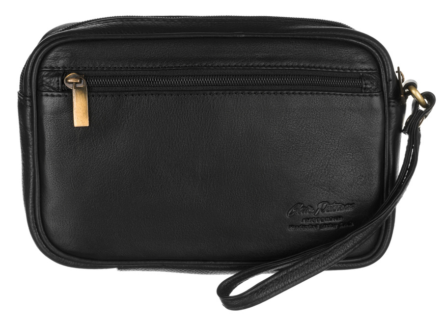 Klassische Herren Gürteltasche aus Leder – Peterson – Bild 5