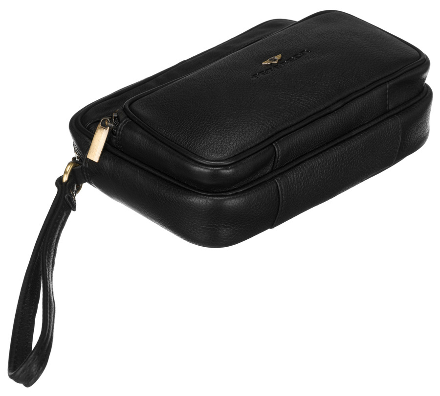Klassische Herren Gürteltasche aus Leder – Peterson – Bild 12