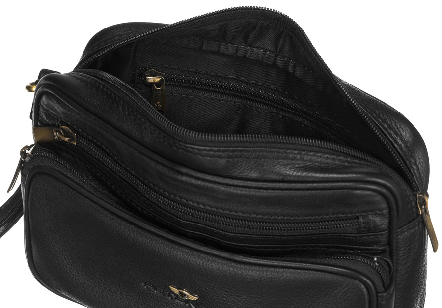 Klassische Herren Gürteltasche aus Leder – Peterson – Bild 9