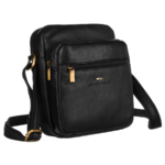 Herren Schultertasche aus Leder – Peterson