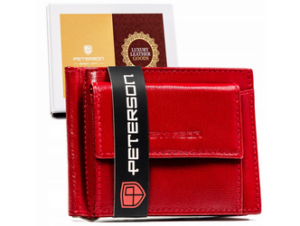 Kleine Banknotenbörse aus Echtleder – Peterson