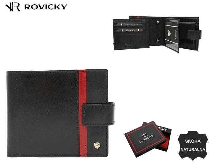 Elegante Herren Geldbörse aus Leder – Rovicky – Bild 12